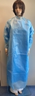 PP Infektionsschutzkittel blau, 100 Stück
