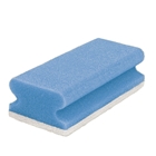 Schwämme Blau Weiss groß mit Griff, 10 Stück