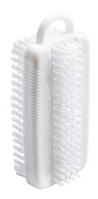 Handwasch-/Nagelbürste Nylon, weiss
