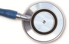 Stethoskop Flachkopf  blau (einfache Ausführung)