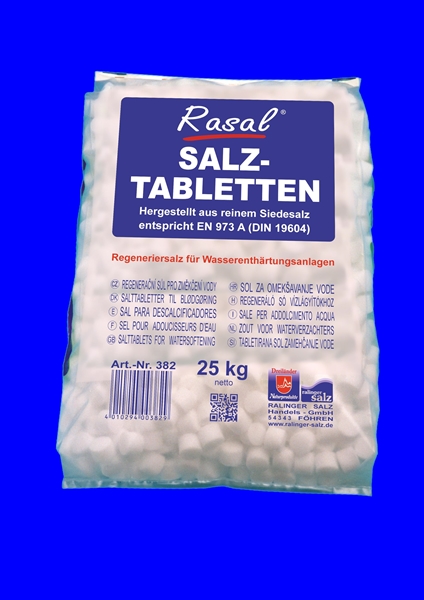 Ralinger Salztabletten Siedesalz, 25 KG Hygiene Express Ihr