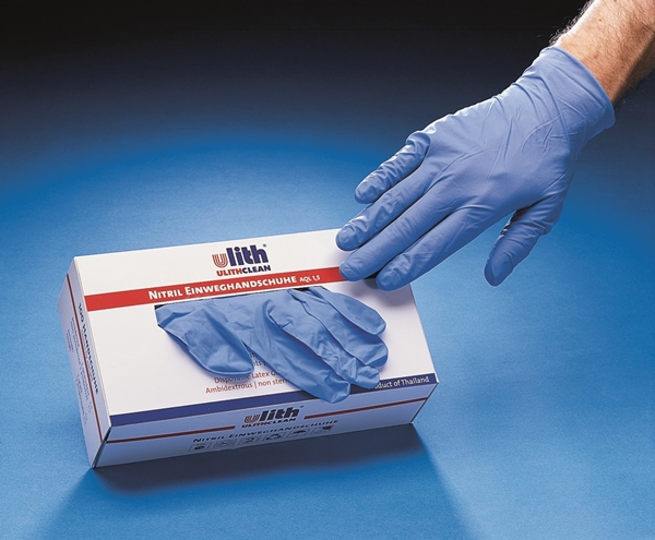 Nitril-Handschuhe puderfrei M, blau